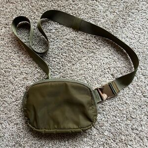 Anthropologie Olive Green Crossbody Bag